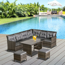 Alexandria rattan deals sofa